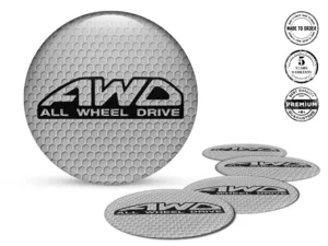 Subaru Nabenaufkleber Design Stilvolle Dome-Labels
